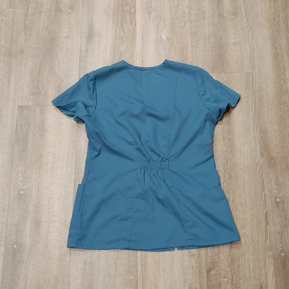 Grey's Anatomy Seafoam Green Scrub Top - Picture 3 of 3